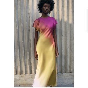 TIE DYE PRINTED DRESS